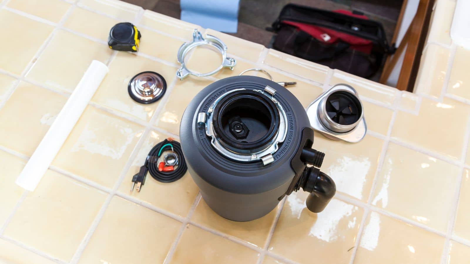 Garbage disposal maintenance.