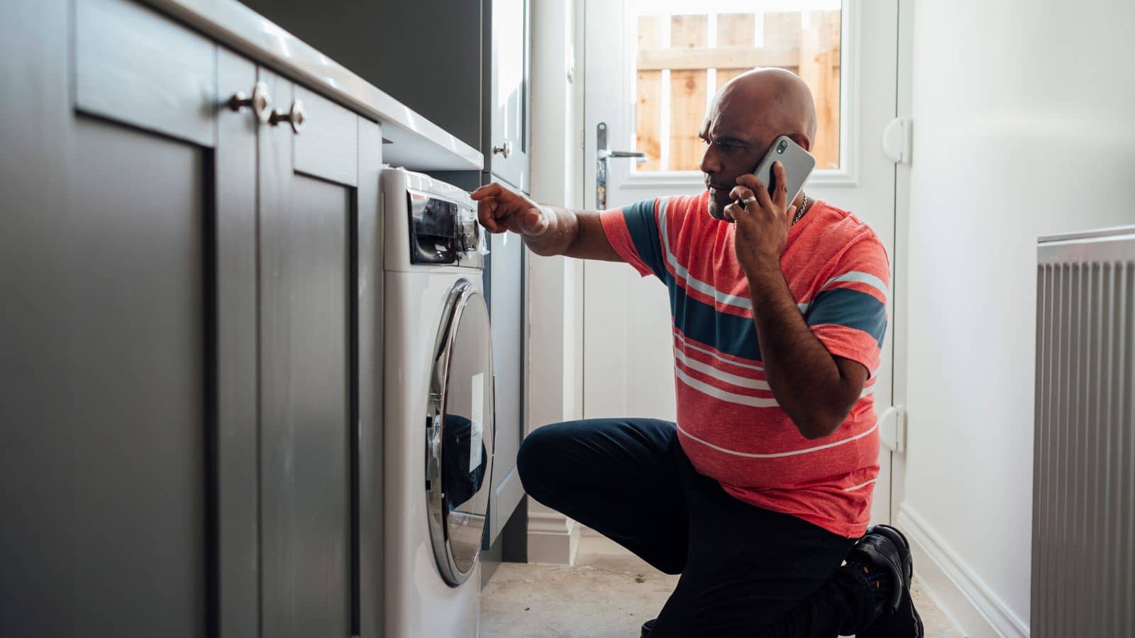 A Man Calling for a Repair Services