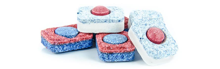 Dishwasher Detergent Capsules Stack
